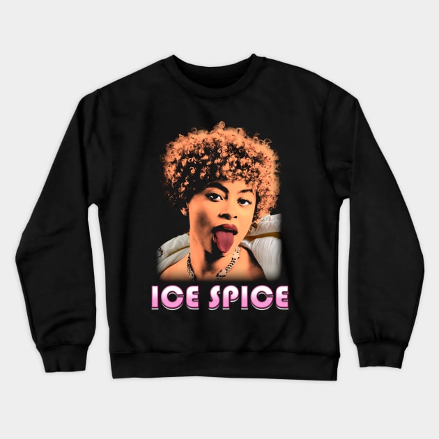 Ice spice vintage bootleg design Crewneck Sweatshirt by BVNKGRAPHICS